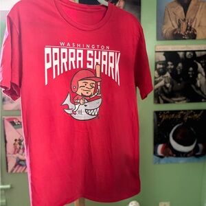 Washington Parra Shark Red T-Shirt